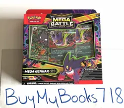 Mega Battle Deck Mega Gengar Ex Sealed Pokemon Haunter Illustration Rare Pokemon - Image 1