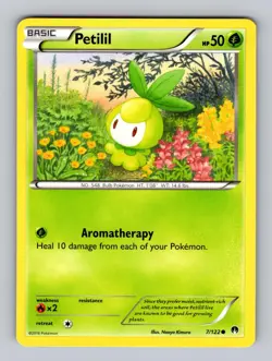 Petilil 7/122 Common BREAKpoint Pokemon Near Mint - Image 1
