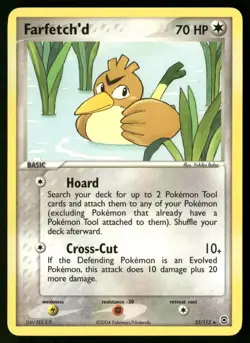 Pokemon Farfetch'd FireRed & LeafGreen 23/112 Rare Near Mint - Image 1