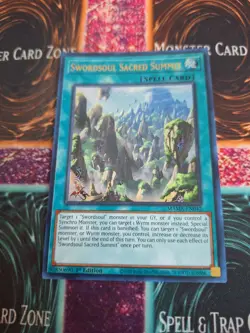 Yugioh Swordsoul Sacred Summit MAMA-EN042 Ultra Rare 1st Edition Near Mint - Image 1