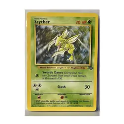 Pokemon TCG Jungle Scyther 26/64 Rare Regular Unlimited English 1999 - Image 1