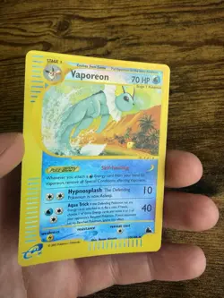 Vaporeon 33/144 Reverse Holo Skyridge eReader Pokemon TCG English NEARMINT - Image 1