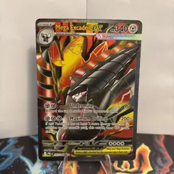 Mega Excadrill ex 103/084 Pokemon Pitch Black Full Art Ultra Rare English NM - Image 1