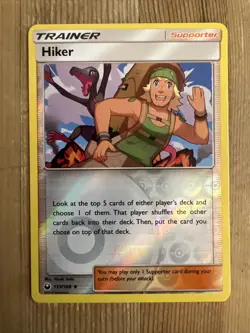 Pokemon TCG Hiker Sun & Moon: Celestial Storm 133/168 Reverse Holo Uncommon NM - Image 1