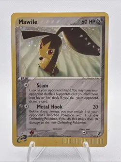 Pokemon TCG Mawile Holo Rare 9/100 EX Sandstorm MP - Image 1