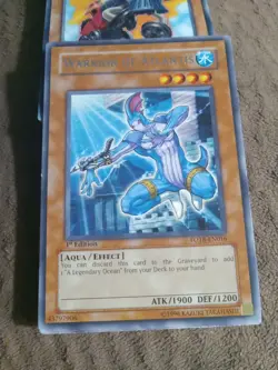 🔥 YUGIOH • WARRIOR OF ATLANTIS • RARE • FOTB-EN016 • 1st EDITION • NM 🔥 - Image 1