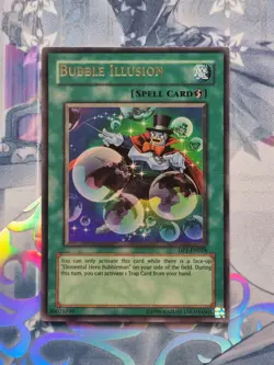 DP1-EN024 Bubble Illusion Ultra Rare Unlimited Edition Lightly Played YuGiOh TCG - Image 1
