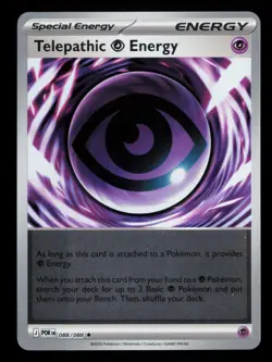 Telepathic Psychic Energy 088/088 Rare Perfect Order Pokemon Reverse Holo NM - Image 1