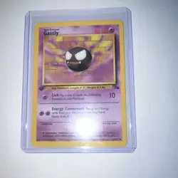 1st edition Gastly 33/62 Fossil Unlimited English 1999 50 HP - Image 1