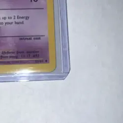 1st edition Gastly 33/62 Fossil Unlimited English 1999 50 HP - Image 2