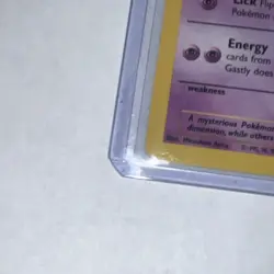 1st edition Gastly 33/62 Fossil Unlimited English 1999 50 HP - Image 3