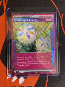 Neo Upper Energy 162/162 SV05: Temporal Forces Holo Pokemon TCG NM - Image 3