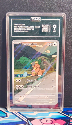 Pokemon Co. Kangaskhan 204/182 Destined Rivals Illustration Rare Holo ENG TAG 9 - Image 1
