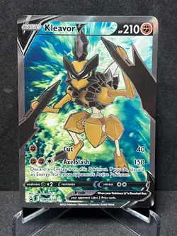 Kleavor V (Full Art) SWSH248 Holo Promo Sword & Shield Promo Pokemon Near Mint - Image 1