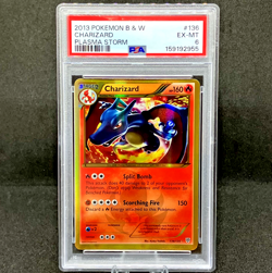 2013 Pokemon Black & White Plasma Storm #136 Charizard PSA 6 Rare Collection - Image 1