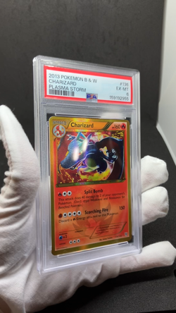 2013 Pokemon Black & White Plasma Storm #136 Charizard PSA 6 Rare Collection - Image 2