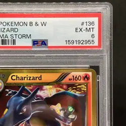 2013 Pokemon Black & White Plasma Storm #136 Charizard PSA 6 Rare Collection - Image 5
