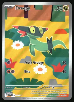 DREEPY 247/217 ILLUSTRATION RARE ASCENDED HEROES POKEMON HOLO NEAR MINT - Image 1