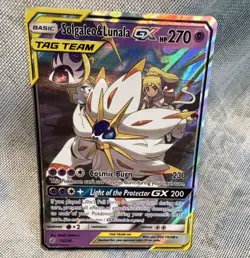 The Pokemon Company Solgaleo & Lunala GX 75/236 Cosmic Eclipse Ultra Rare Holo - Image 1