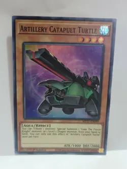 YUGIOH ARTILLERY CATAPULT TURTLE X3 MP21 SUPER LIGHT PLAYED - Image 1