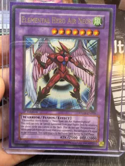 Elemental Hero Air Neos STON-EN034 Strike of Neos 1st Edition ULTRA RARE - LP - Image 1