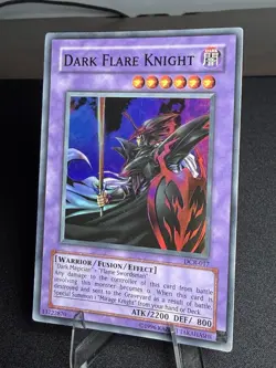 Konami Dark Flare Knight DCR-017 Dark Crisis Super Rare Fusion/Effect Eng Unl - Image 3