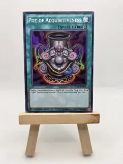 Yugioh Pot of Acquisitiveness INOV-EN065 Super Rare 1st Edition Near Mint - Image 1