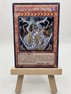 Yugioh Malefic Rainbow Dragon YMP1-EN005 Secret Rare Near Mint Bonds Beyond Time - Image 1