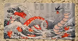 The Great Wave off Kanto Board Game Pokemon Table Playmat Play Mat Pad - Image 2