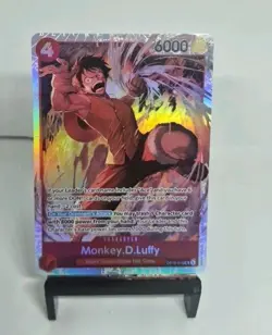 Bandai Monkey D. Luffy OP16-015 SR Alternate Art Holo ENG 6000 Power - Image 1