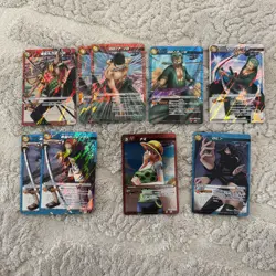 2012 Miracle Battle Carddass One Piece Japanese SR Lot Nami Zoro Shanks Nico - Image 1
