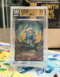 Disney Lorcana Wilds Unknown Buzz Lightyear Jungle Ranger #241 BGS Pristine 10 - Image 1