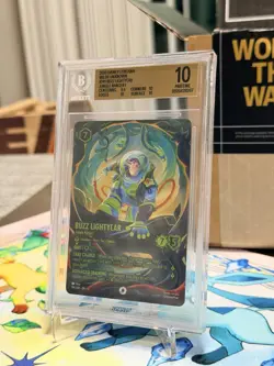 Disney Lorcana Wilds Unknown Buzz Lightyear Jungle Ranger #241 BGS Pristine 10 - Image 2