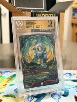 Disney Lorcana Wilds Unknown Buzz Lightyear Jungle Ranger #241 BGS Pristine 10 - Image 3
