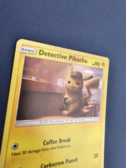 Pokemon TCG Detective Pikachu SM190 Black Star Promo Holo NM #1 - Image 3