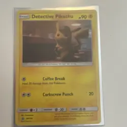 Pokemon TCG Detective Pikachu SM190 Black Star Promo Holo 90HP EN - Image 3