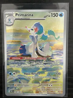 Pokemon TCG Primarina Illustration Rare 088/084 Pitch Black NM/M English - Image 3