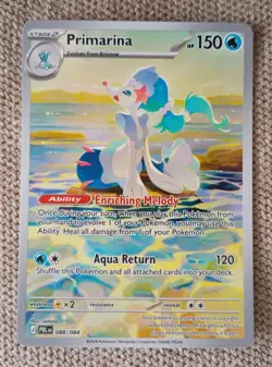 Primarina 088/084 - Pitch Black Illustration Rare - Pokemon TCG - Pack Fresh - Image 1