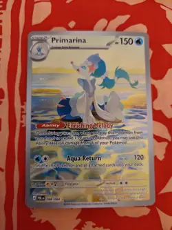 Pokemon TCG - Me05 Pitch Black - Primarina 088/084 Illustration Rare - Image 1