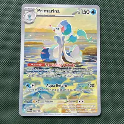 Primarina 088/084 Illustration Rare Holo Pokemon TCG Pitch Black Pack Fresh - Image 1
