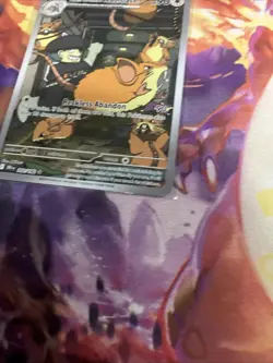 Team Rocket's Raticate 202/182 Illustration Rare IR Destined Rivals Pokemon NM - Image 5