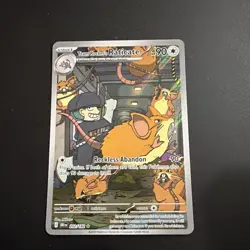 Team Rocket's Raticate - 202/182 - Illustration Rare - Destined Rivals - NM/M - Image 1