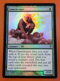 1x Gamekeeper | FOIL | Conspiracy | MTG Magic Cards - Image 1