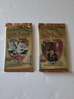 WoTC Tcg Harry Potter Card Game Sealed Booster Packs Lot Of 2 742818140294 - Image 1