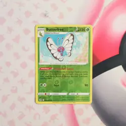 Butterfree Reverse Holo 003/264 Rare SWSH08: Fusion Strike NM Pokemon Card - Image 1