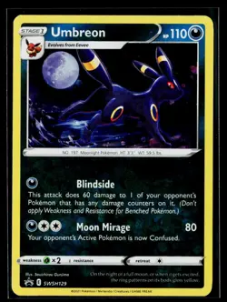 SWSH: Sword & Shield Promo Cards #SWSH129 Umbreon NM - Image 1