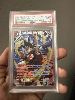 2023 DRAGON BALL SUPER CARD GAME #BT10-148 SON GOKU RIVAL SEEKER PSA 9 - Image 1