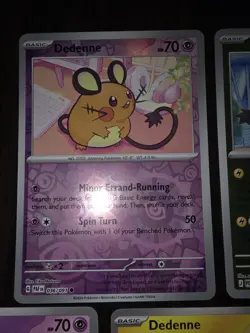 5 Dedenne Pokemon Cards NM Including 2 Reverse Holos. - Image 3