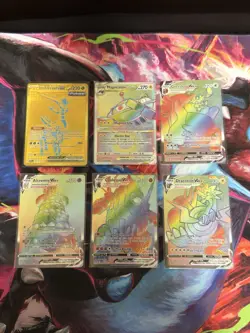 Pokemon TCG- Vmax/Vstar Rainbow Rare & Gold Ultra Rare Lot Of 6 Cards Nm/m - Image 1