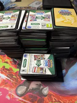 1200+ Pokemon Unused TCG Online Code Cards BULK LOT Live Codes Mixed Generations - Image 1